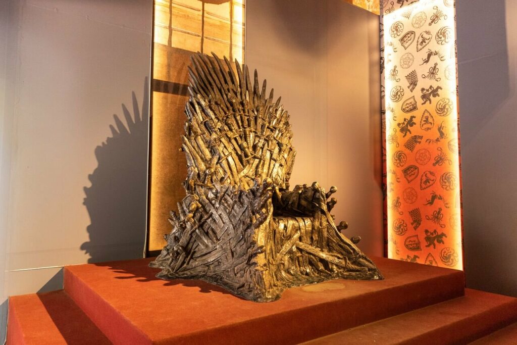 Original Iron Thron from Game of Thrones in Dubrovnik is on Lokrum island
