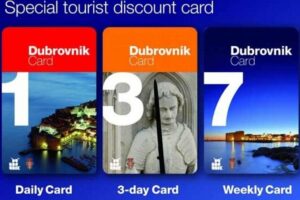 Dubrovnik Pass special tourist discount card