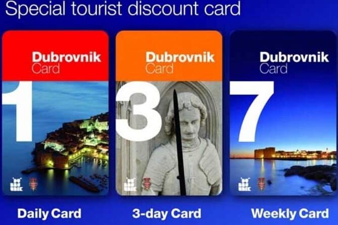 Dubrovnik Pass special tourist discount card